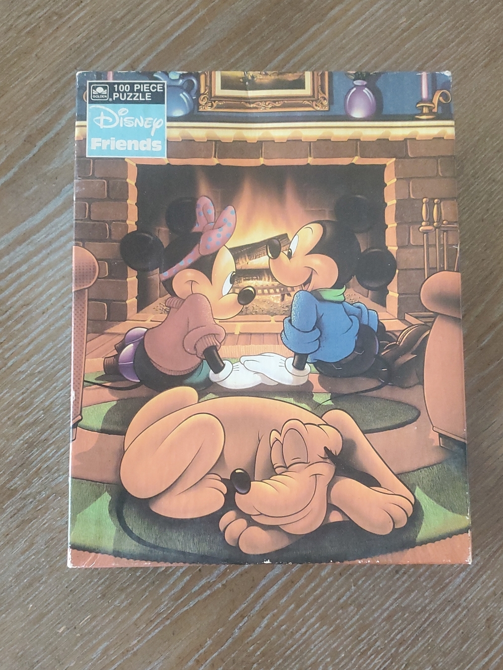 Vintage Disney Puzzle with Mickey, Minnie & Pluto Original sealed Box